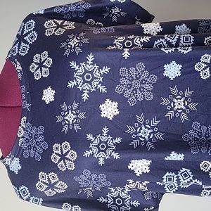 Snowflake Print Tunic- LLR Leah